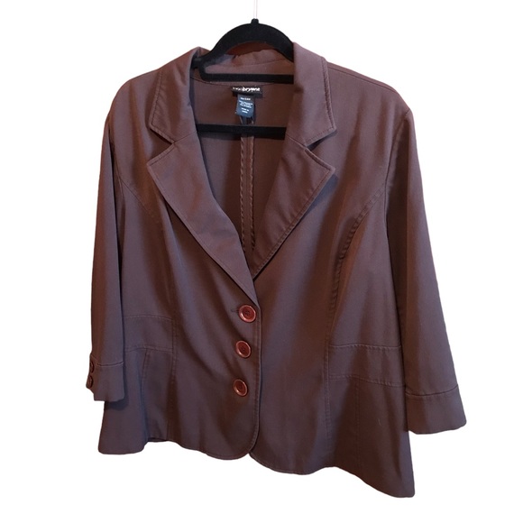 Lane Bryant size 22/24 chocolate brown jacket - Picture 1 of 4